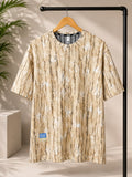 Sandstone Vertical Print T-Shirt
