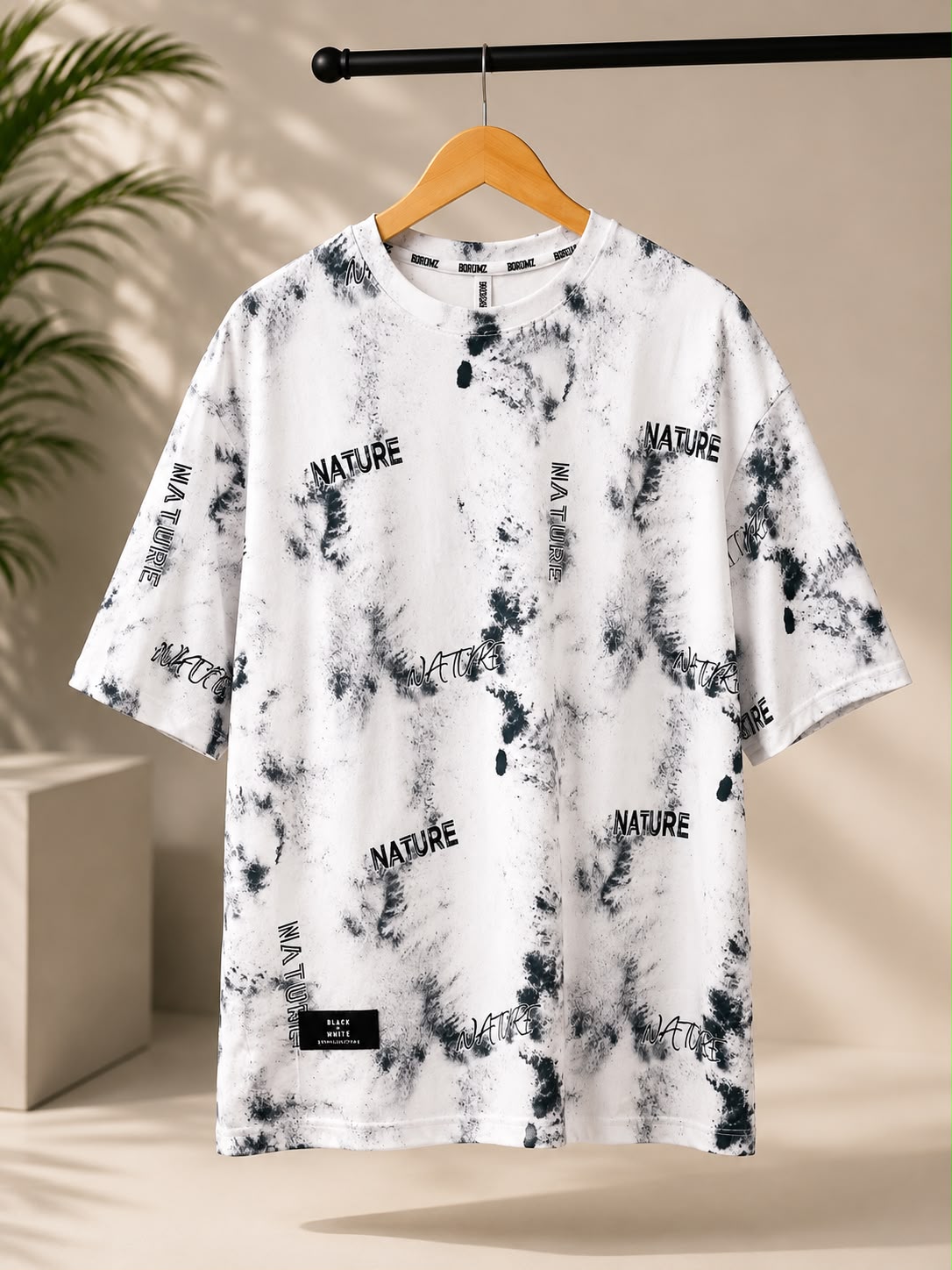 White &amp; Black Nature T-Shirt