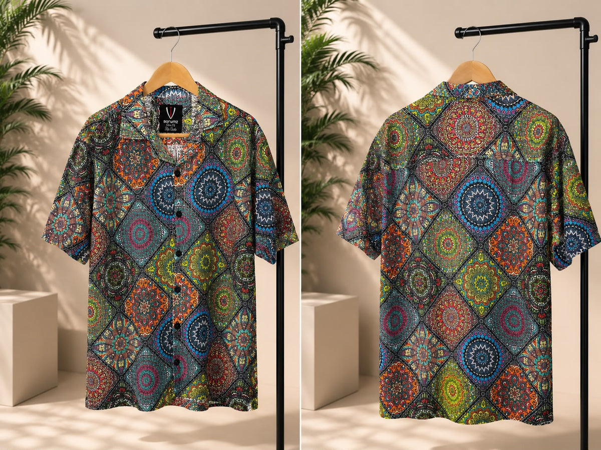 Multicolor Heritage Pattern Shirt