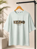Mint Green Retro Graphic T-Shirt