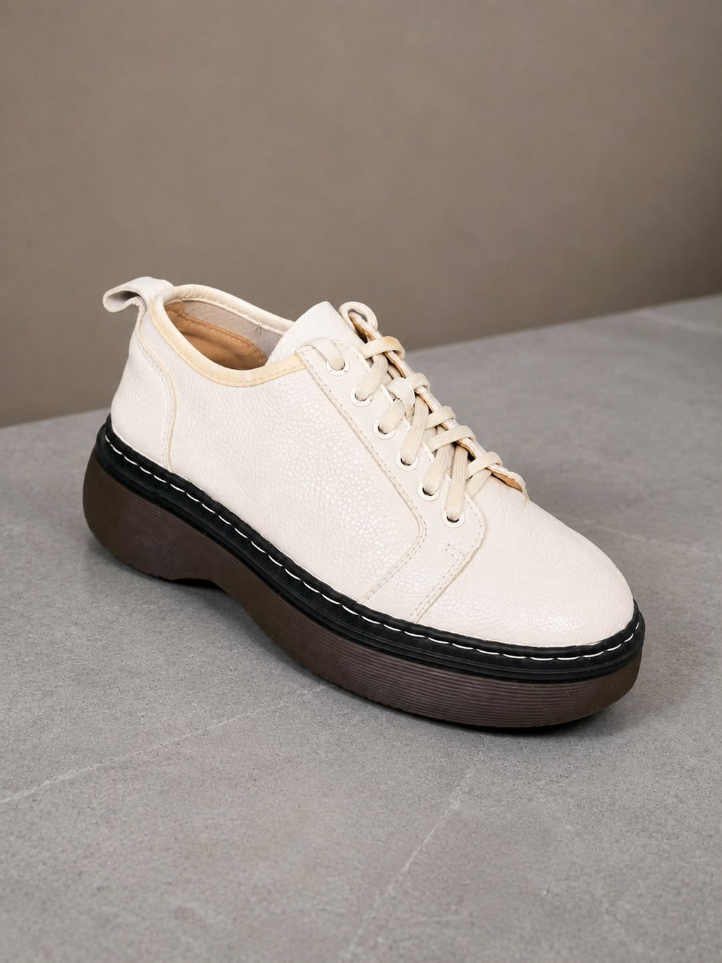 Urban Classic White Platform Sneakers