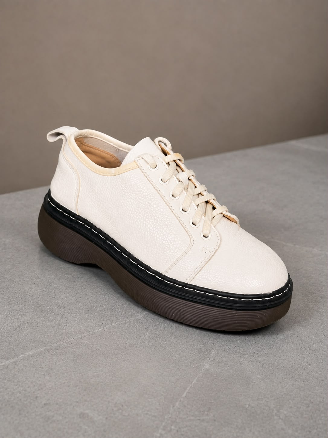 Urban Classic White Platform Sneakers