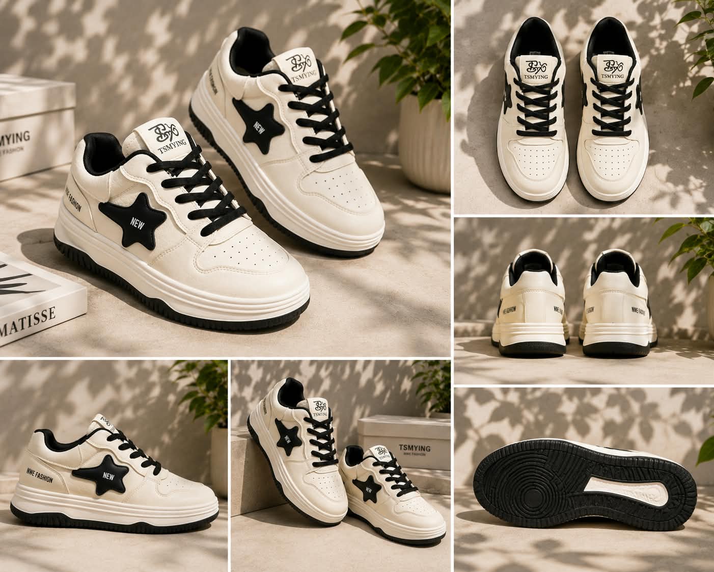 TSMYING Star Street Sneakers