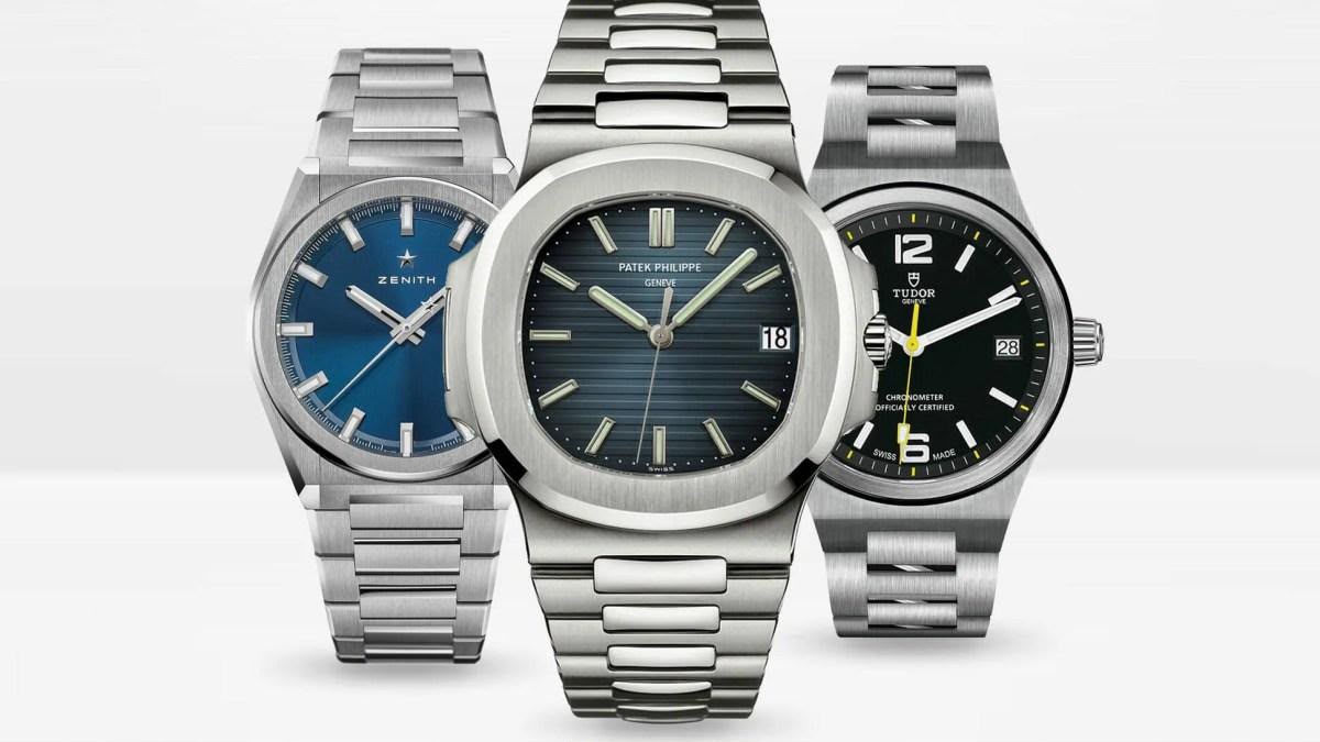 Luxury Green Dial Stainless Steel Watch
